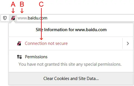 Address Bar Not Secure